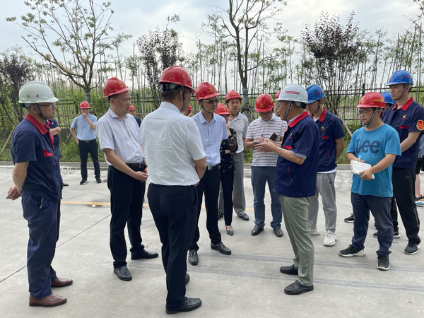 省生態環境廳副廳長到建材公司調研