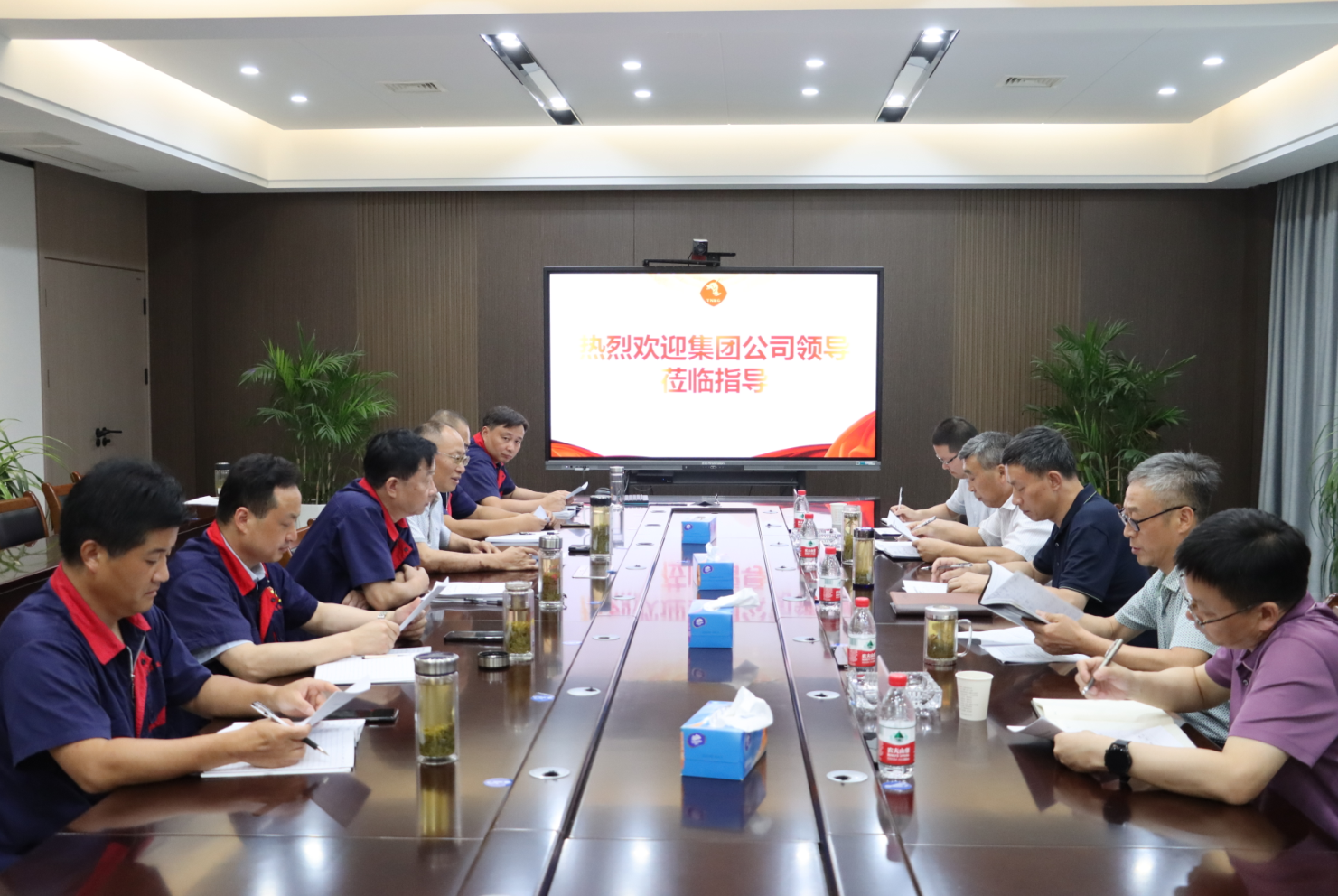 集團公司總經理丁士啟到公司調研 集團公司總經理丁士啟到公司調研